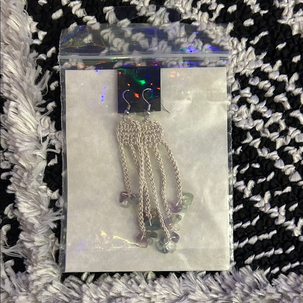 Crocheted earrings
